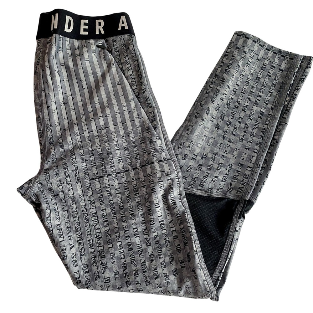 Under‎ Armour Leggings Women's XS Gray Cool Switch Run Printed Ankle Activewear